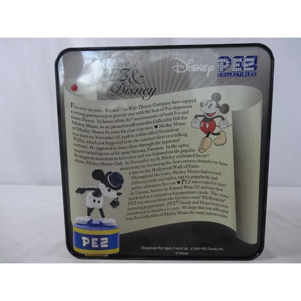 PEZ Collectibles Mickey 80 Years‎ Collection Limited Edition 2007